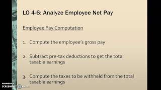 Chapter 4 - Learning Objective 3 thru 7