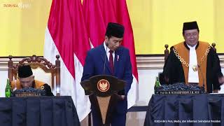 Sambutan Presiden Jokowi pada Sidang Istimewa Laporan Tahunan MA Republik Indonesia Tahun 2023