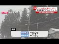 【中継】“過去最強級寒気”で「雪より寒さがつらい」 新潟・長岡市の様子は？