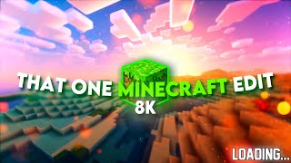 [8K] That One Minecraft Edit - Aria Math