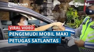 Viral Video Pengemudi Mobil Maki Petugas Satlantas di Denpasar, Aiptu Yulius: Gak Apa, Terima Kasih