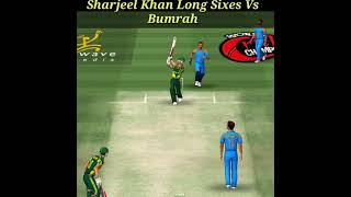 Sharjeel Khan Long Sixes Vs Bumrah | IND vs PAK | WCC2 | #cricket #shorts