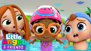 Play Nice at the Pool | Little Angel And Friends Kid Songs