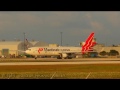 martinair md 11 tribute ~ incredible landing takeoff action at miami airport