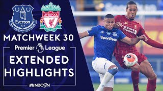 Everton v. Liverpool | PREMIER LEAGUE HIGHLIGHTS | 6/21/2020 | NBC Sports