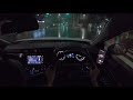 toyota camry hybrid night pov drive【目線動画】