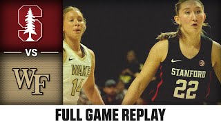 Stanford vs. Wake Forest Full Game Replay | 2024-25 ACC Women's Basketball