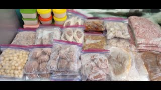 Заготовки полуфабрикатов в морозилку / Preparation of semi-finished products in the freezer