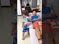 儿子整蛊爸爸，看他这次怎么追上我！ cute baby cute 呆萌小米宝 聪明宝宝 萌娃