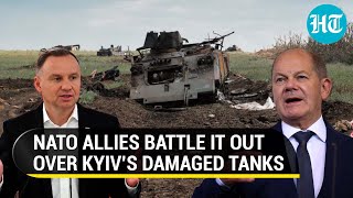 Germany Vs Poland Tussle Over Kyiv’s Leopard Tank Repairs as Russia Decimates Western Tanks in War