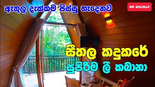 ඇතුල දැක්කොත් පිස්සුම හැදෙන සුපිරිම ලී කබානා එකක් | Hotel review | wood cabana | My Holiday