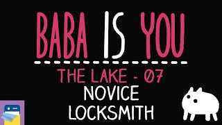 Baba Is You: Novice Locksmith - The Lake Level 07 Walkthrough (by Arvi Teikari / Hempuli)