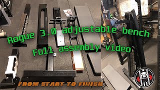 Rogue 3.1 Adjustable Bench Assembly Video (that's right 3.1)