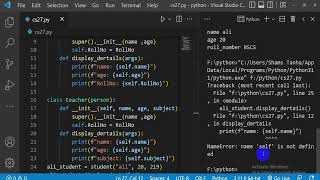 Inheritance in python object oriented programming #27