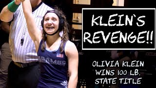 Olivia Klein | Paramus | 2022 NJ 100 lb. State Champion