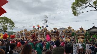 2019(令和元年)5月1日湊神社新天皇即位奉祝臨時祭 7台練り1