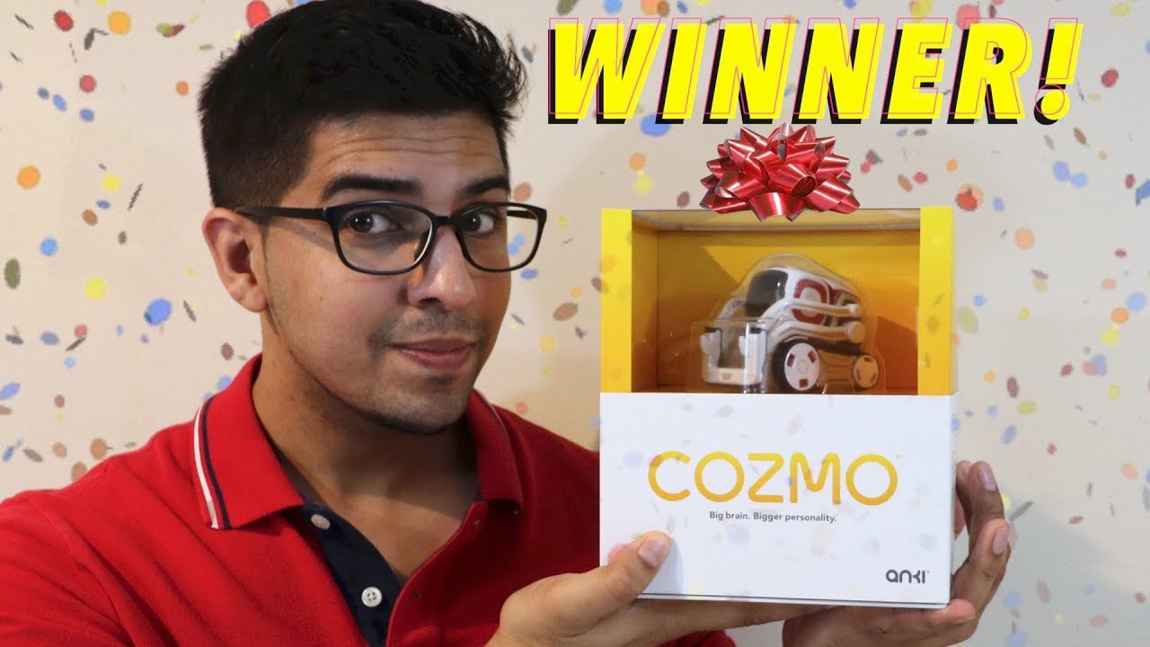 Winner Of Free Cozmo Giveaway Anki S New Cute Robot Youtube