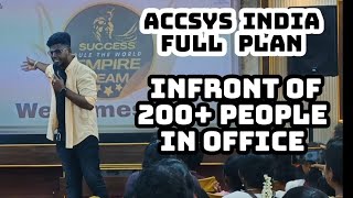 ACCSYS INDIA | FULL PRESENTATION IN TAMIL | AJAY CED | 8220607081 FOR CONTACT