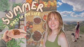 summer vlog 🌞🪴 hiking, baking & planting our new garden!