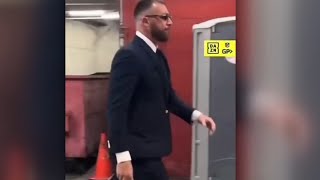 ‘Utter cringe clown’: Travis Kelce’s latest arrival slammed by TV host