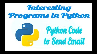 Python Code to Send Email to your friends #EmailCode #emailusingPython