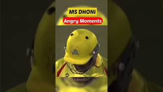 MS Dhoni Angry😡 Moments / Ms dhoni Power 💪 #shorts #youtubeshorts