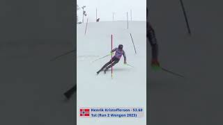 Men's Slalom Wengen 15.01.2023 (Run 2) - Henrik Kristoffersen