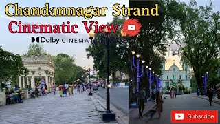 Cinematic Shoot Of Chandannagar Strand road | @DJI @AppleIndia #youtube #cinematic #vlog