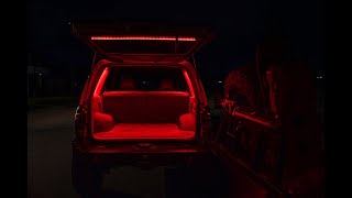 3rd Gen 4Runner Dual-Color Cargo Light Kit Install