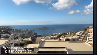 Bodrum Satılık Villa Plajlı Koyunbaba da Full Deniz Manzaralı 4+1 Tam Müstakil