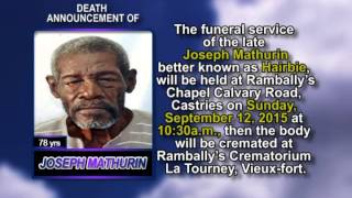 Joseph Mathurin short