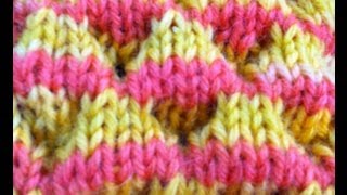 Knit Dimple Stitch aka Bubble Stitch