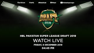 HBL Pakistan Super League Draft 2019 | Promo