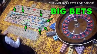 WATCH BIG BETS IN TABLE IN ROULETTE FANTASTIC IN CASINO 23/01/2025