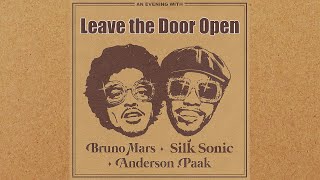 Bruno Mars, Anderson .Paak, Silk Sonic - Leave the Door Open (Lyrics Video)