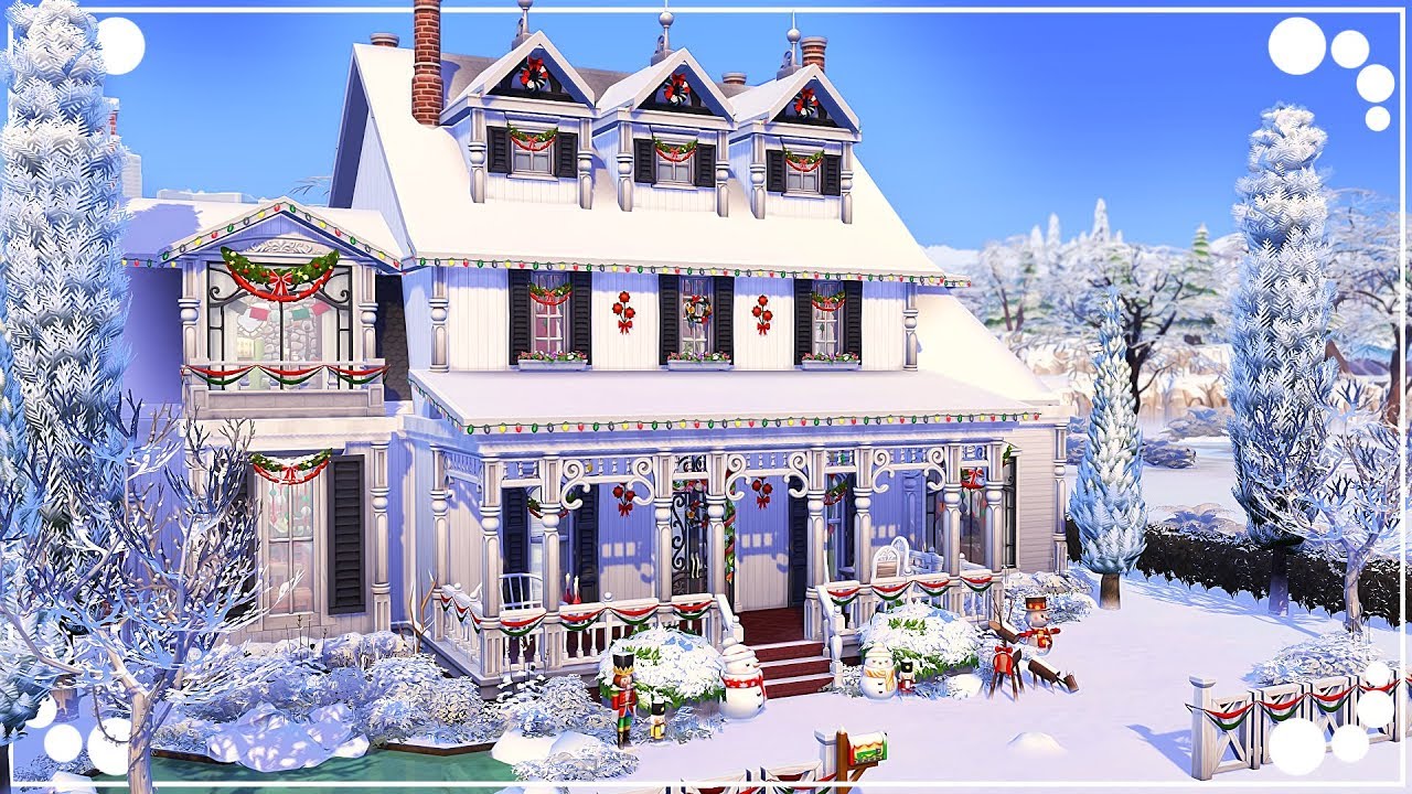 READY FOR CHRISTMAS 🎄 (FAMILY HOME) | The Sims 4 | Speed Build - YouTube