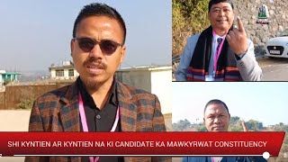 SHI KYNTIEN AR KYNTIEN NA KI CANDIDATE KA MAWKYRWAT CONSTITUENCY