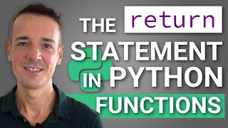 How to RETURN values in Python functions | The “return” statement in fruitful functions