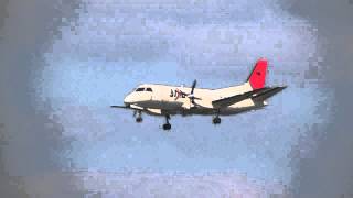 [飛機]日本エアコミューター JAC SAAB340B JA8704 Landing OSAKA ITNL Airport ITM/RJOO