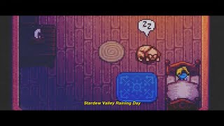 Stardew valley ASMR Raining night