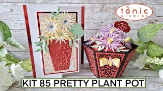 TONIC STUDIOS CRAFT KIT 85 PRETTY PLANT POT