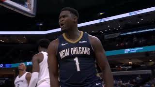 Highlights: Zion Williamson with 23 Points vs. Memphis Grizzlies 10/25/2023