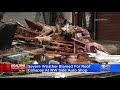 severe weather blamed for roof collapse at northwest side auto body shop