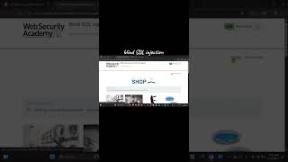 Blind SQL injection lab demo