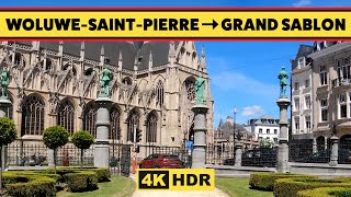 【4K】Bicycle Journey | Woluwe-Saint-Pierre to Grand Sablon  | 4K | SLOW TV | Travel | Belgium