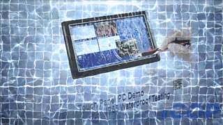 Touch Panel PC Demo – IP65 waterproof testing