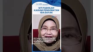 Eks Menkes Siti Fadilah Supari Kagumi Pengobatan Ida Dayak hingga Bercucur Air Mata