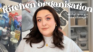 organising my kitchen 🧈👩🏻‍🍳✨  new storage, supermarket haul + cosy January vibes | weekly vlog 45