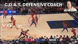 TOM THIBODEAU, the G.O.A.T. defensive coach