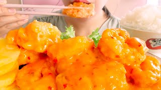 【咀嚼音】大ぶりの海老マヨネーズ🍤｜Shrimp fritters Eating Sounds/ASMR/mukbang